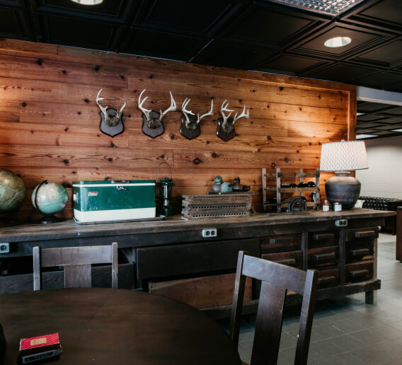 rustic bar