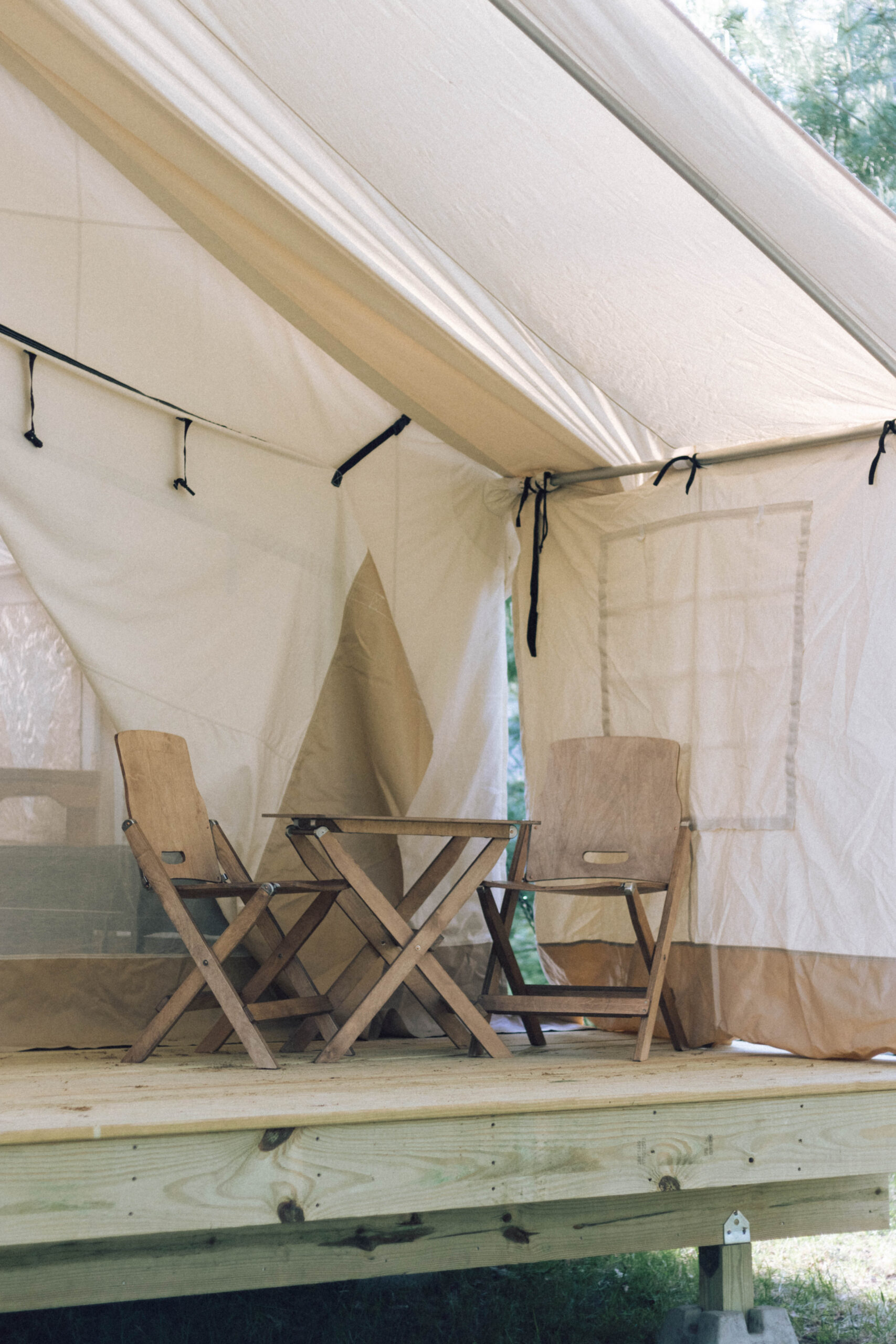 glamping porch