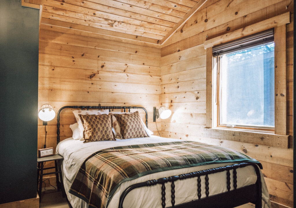 bed in cabin