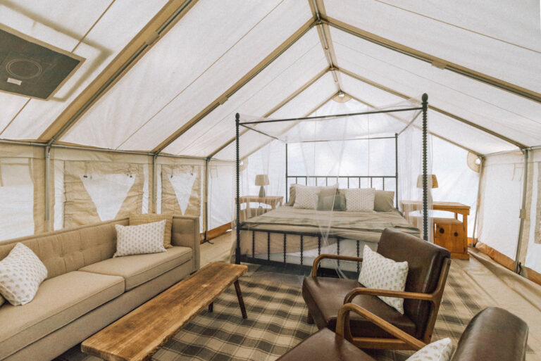 glamping tent
