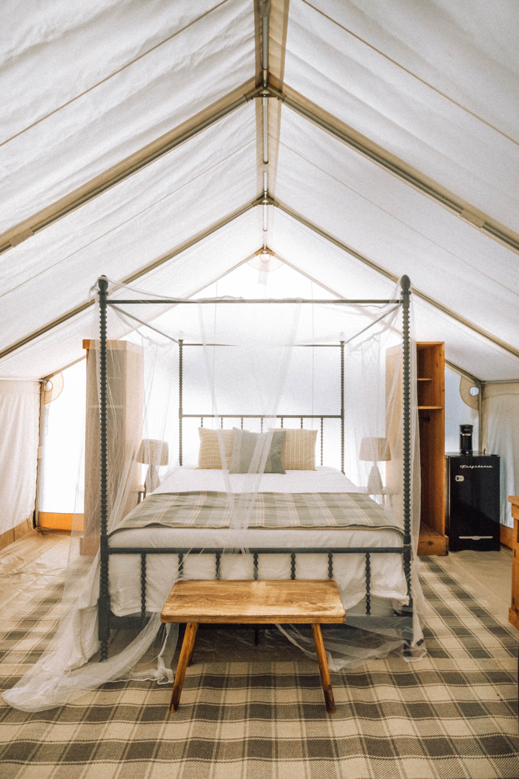 glamping bed