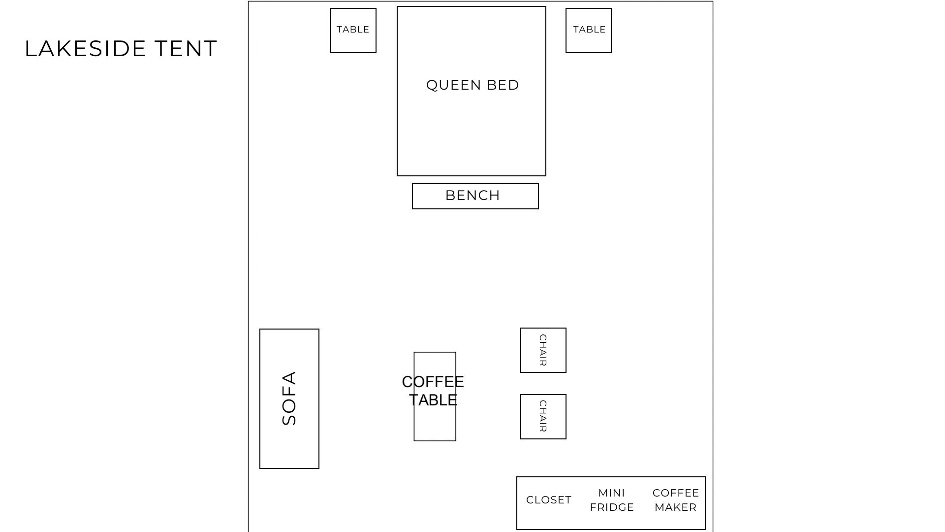 tent layout