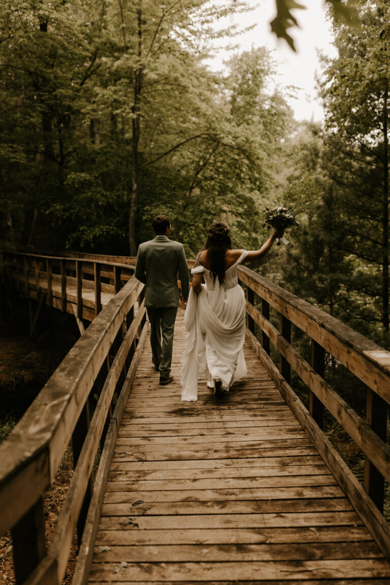 fall wedding at camp elsewhere