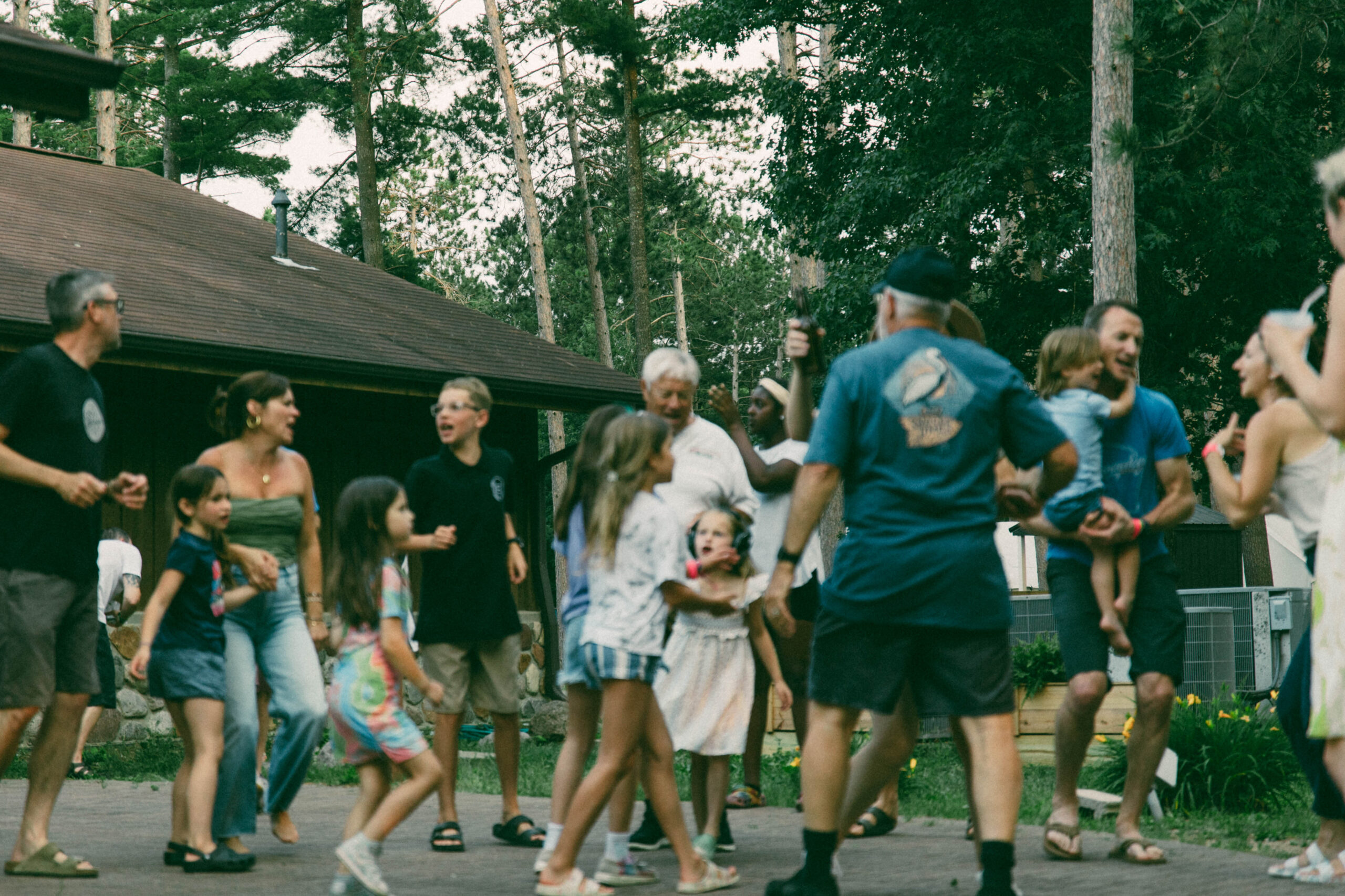 dancing party at camp elsewhwere